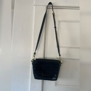 Deadly Ponies Croc Embossed Nappa Leather Crossbody Purse